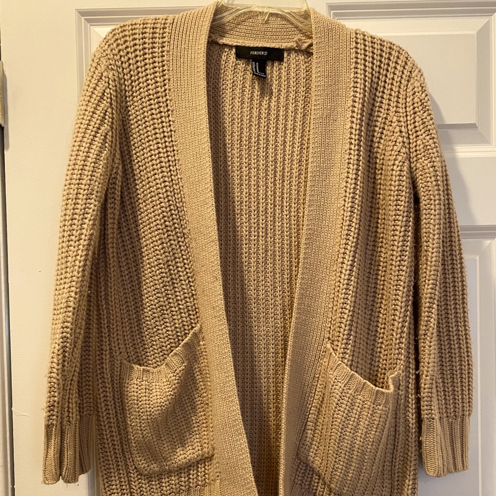 Open sweater